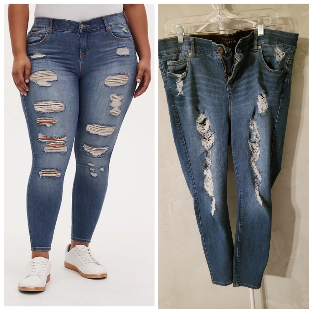 Torrid bombshell skinny jeans